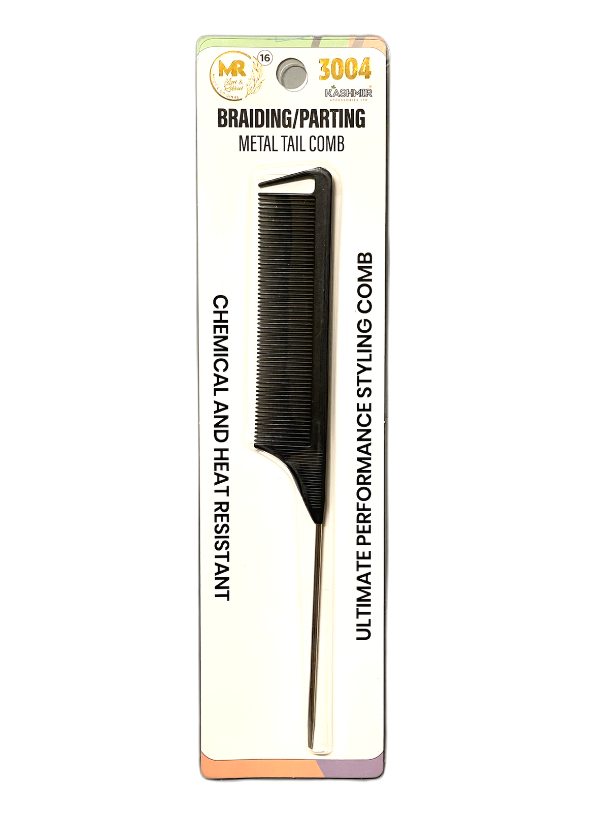 Braiding/ Parting Metal Tail Comb - 3004