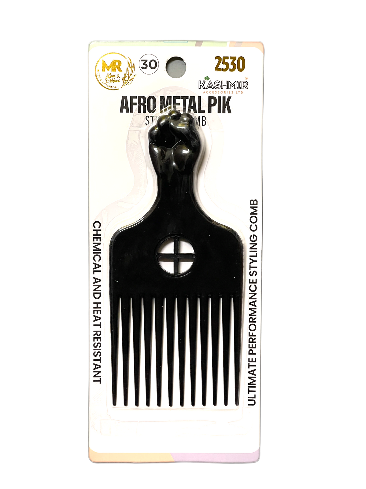 Afro Metal Pik Styling Comb - 2530