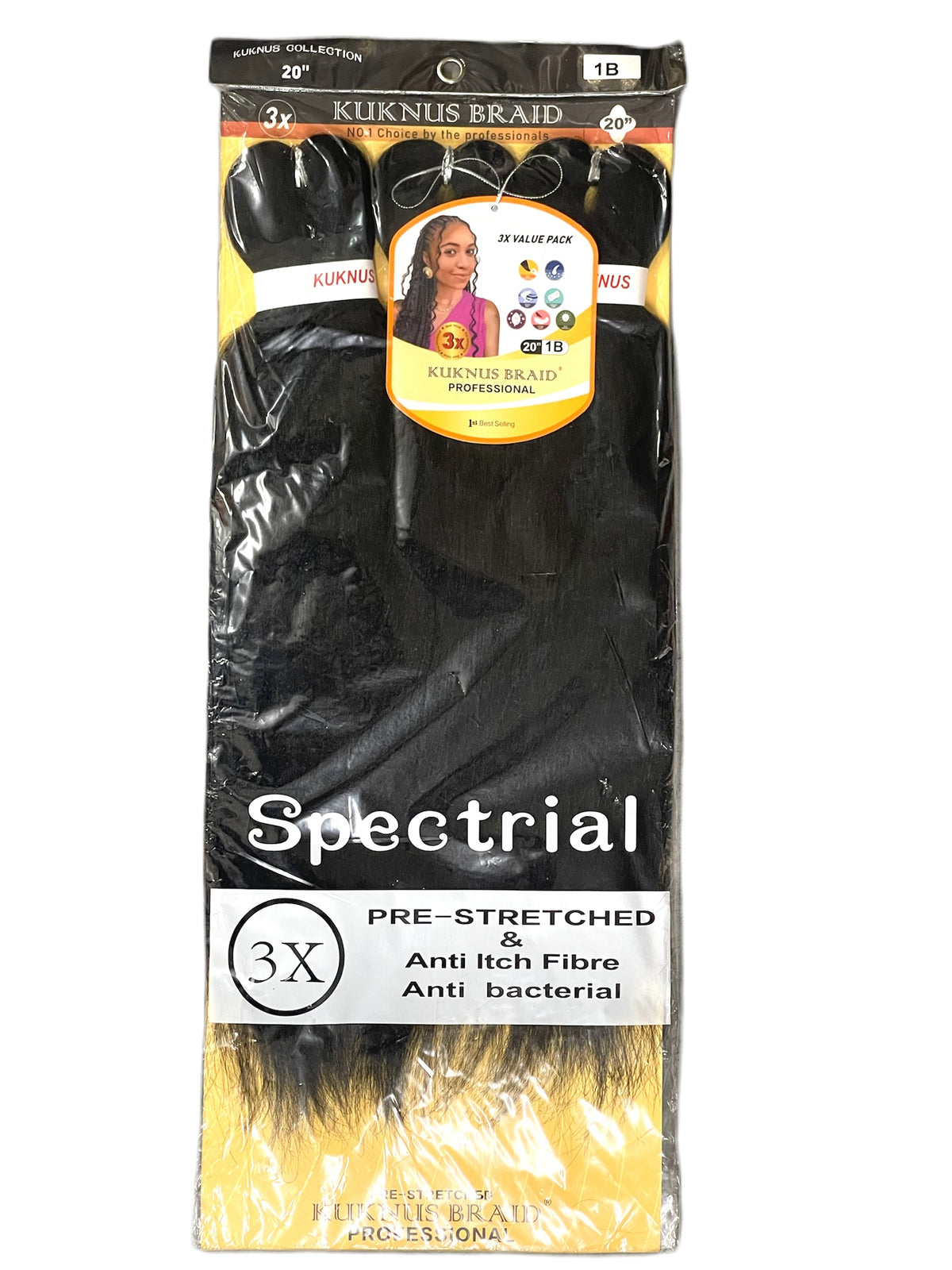 Professional Pre-Stretched Brading Hair 20” 3X