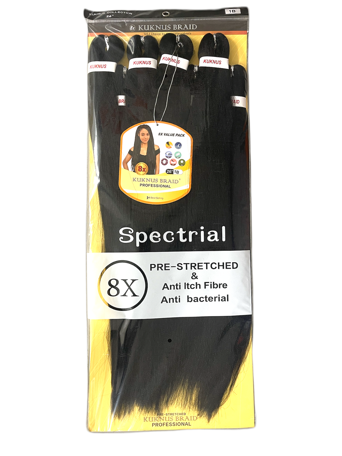 Professional Pre-Stretched Braiding Hair 26” 8X