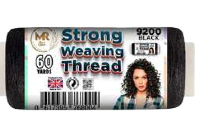 Srong Weaving Thread 60 Yards Black 9200