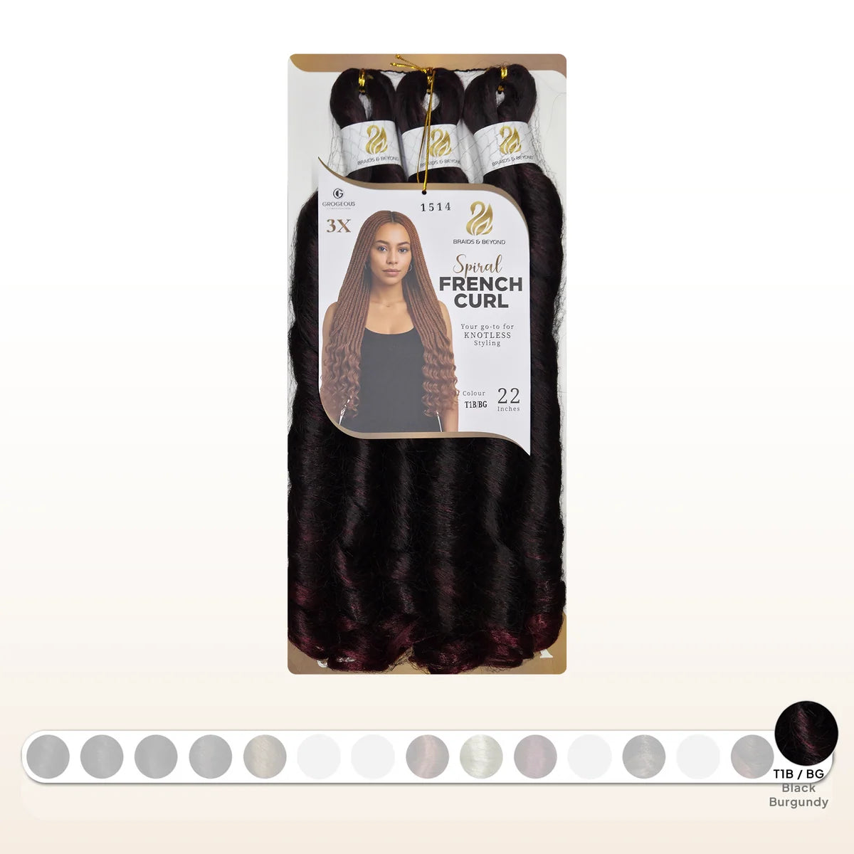 Spiral French Curls - Synthetic