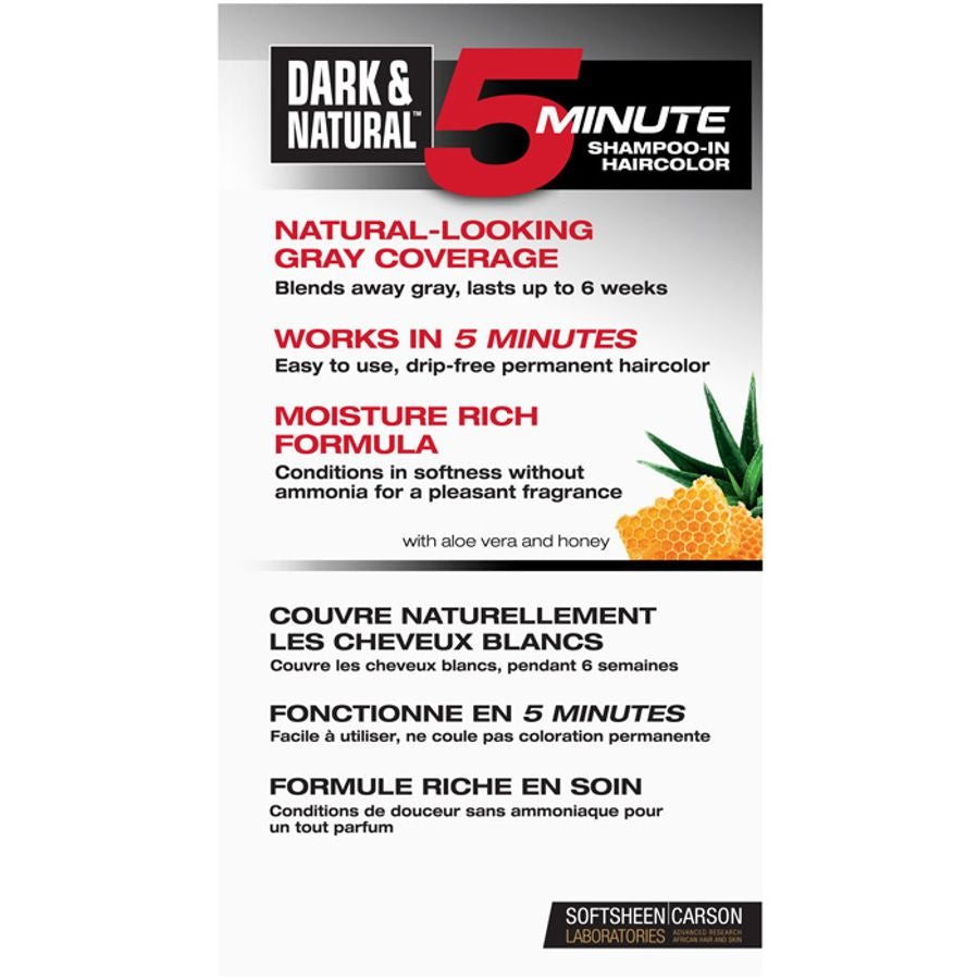 Dark & Natural Permanent Men's Hair Color - Natural Black