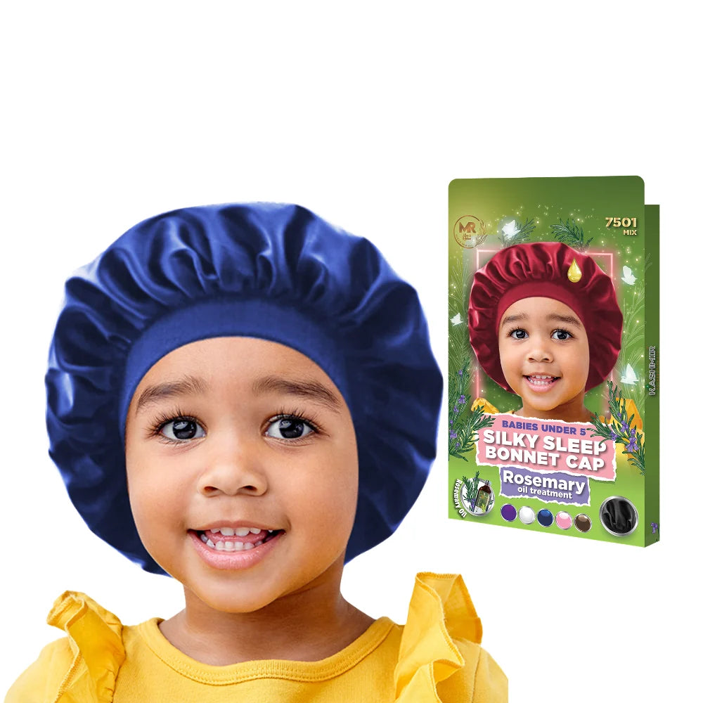 Rosemary Oil Treatment Babies Under 5 Silky Bonnet Mix - 7501