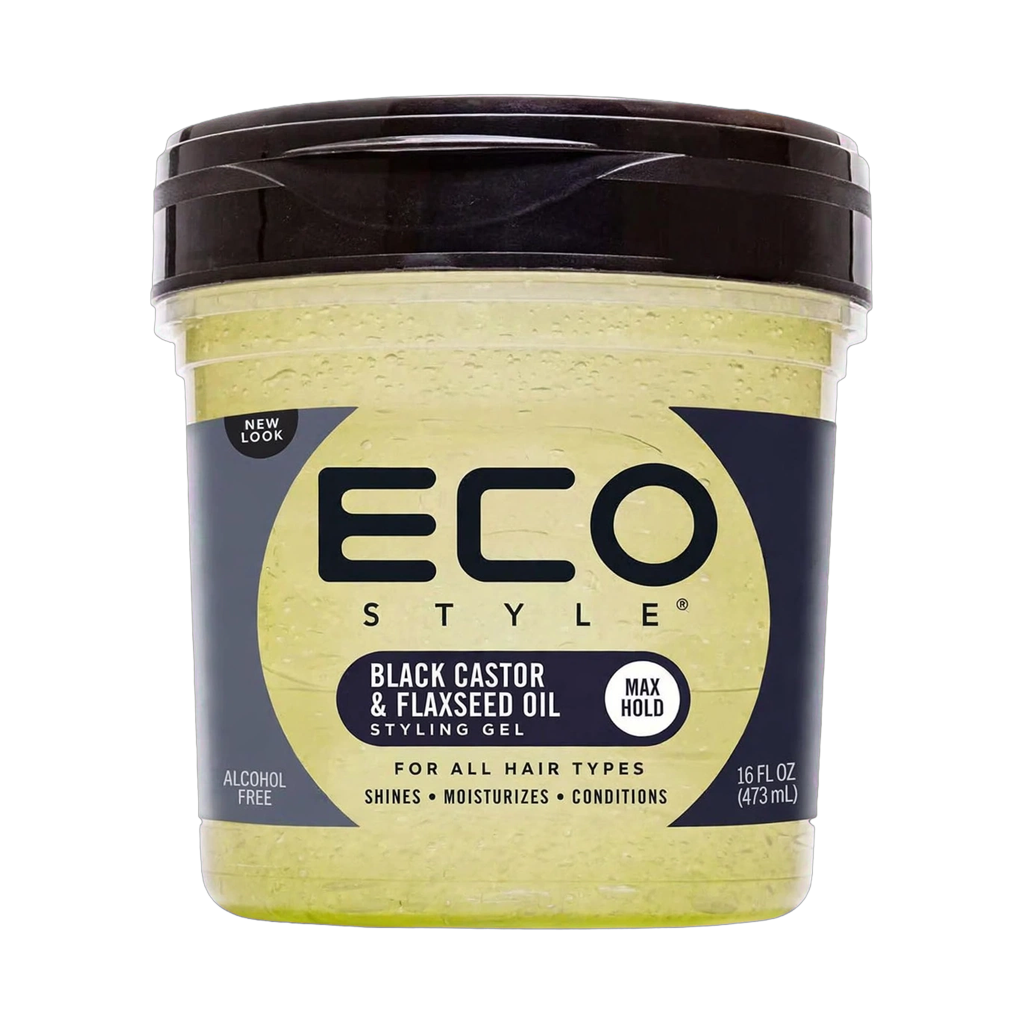 Eco style Black Castor & Flaxseed Oil Gel 16oz