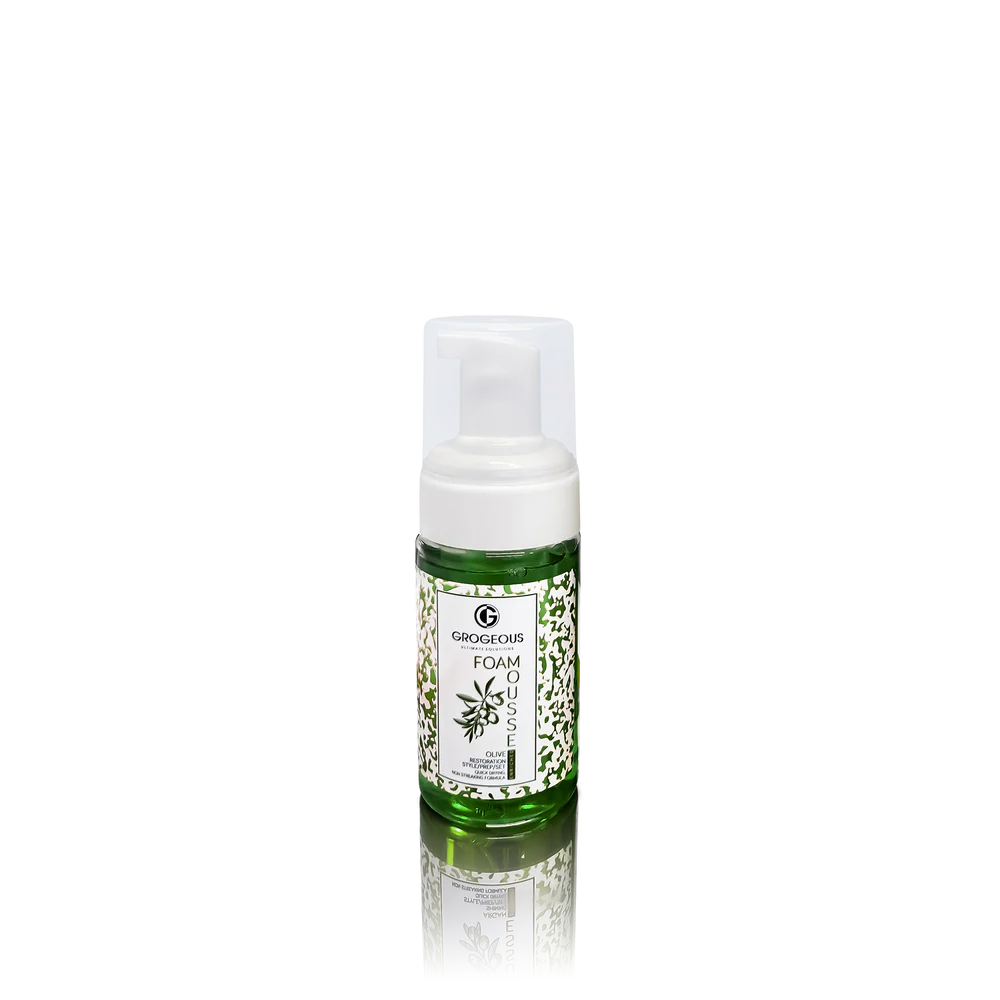 GROGEOUS OLIVE RESTORATION HAIR FOAM MOUSSE DEEP REPAIR & -MOISTURE CARE