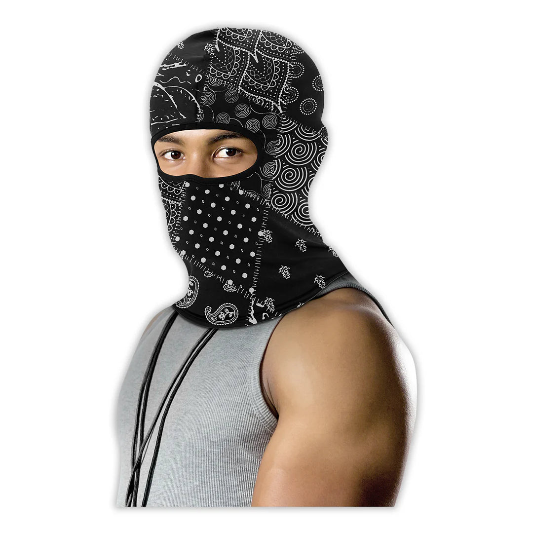 Great Quality Spandex Paisley Balaclava - 7383