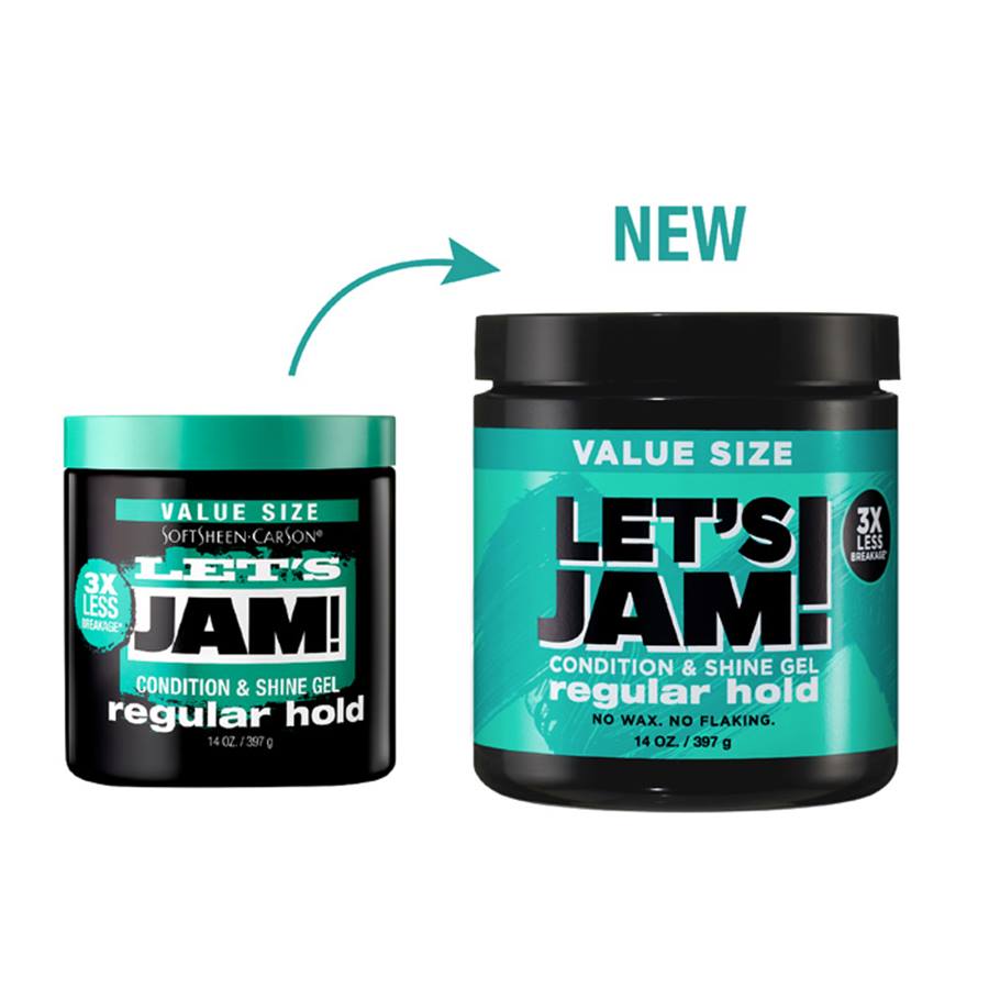 Let's Jam Condition & Shine Gel - Regular Hold, 4.4 oz.