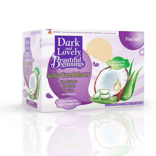 Beautiful Beginnings Scalp Care No Lye Relaxer Kit Fine