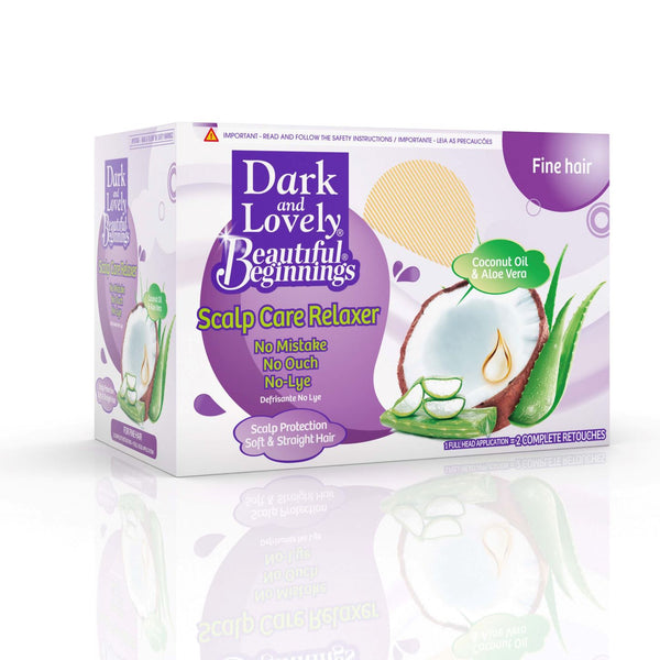 Beautiful Beginnings Scalp Care No Lye Relaxer Kit Fine