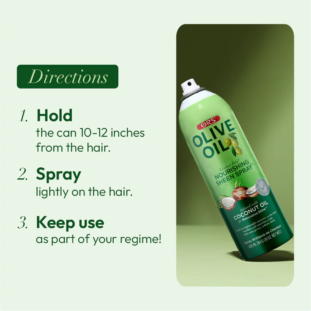ORS Olive Oil Nourishing Coconut Sheen Spray (10 oz)
