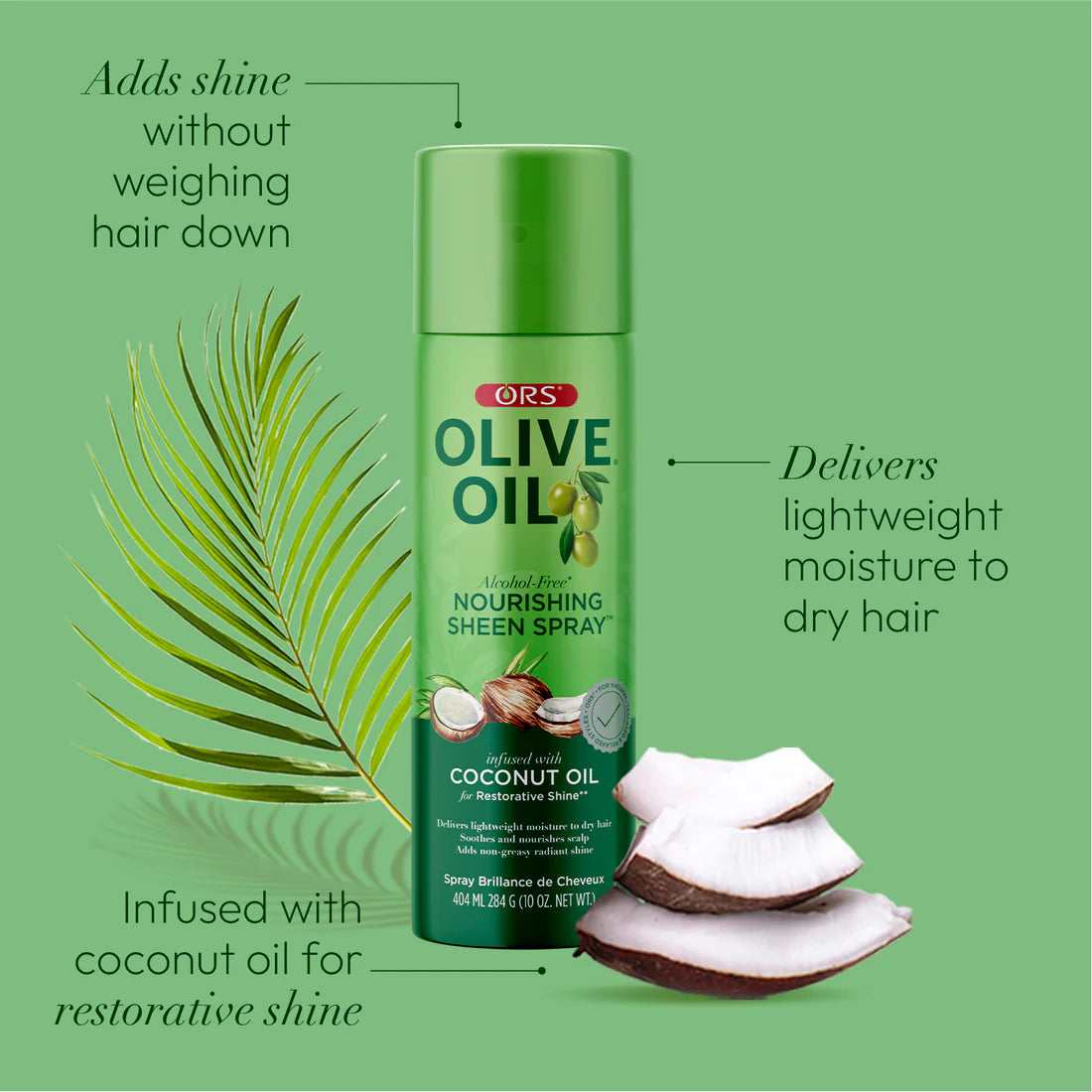 ORS Olive Oil Nourishing Coconut Sheen Spray (10 oz)