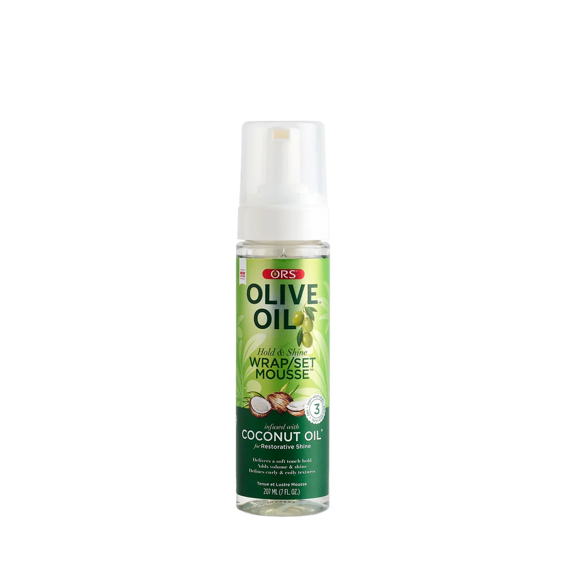 ORS Olive Oil Wrap Set Mousse Coconut (7.0 oz)