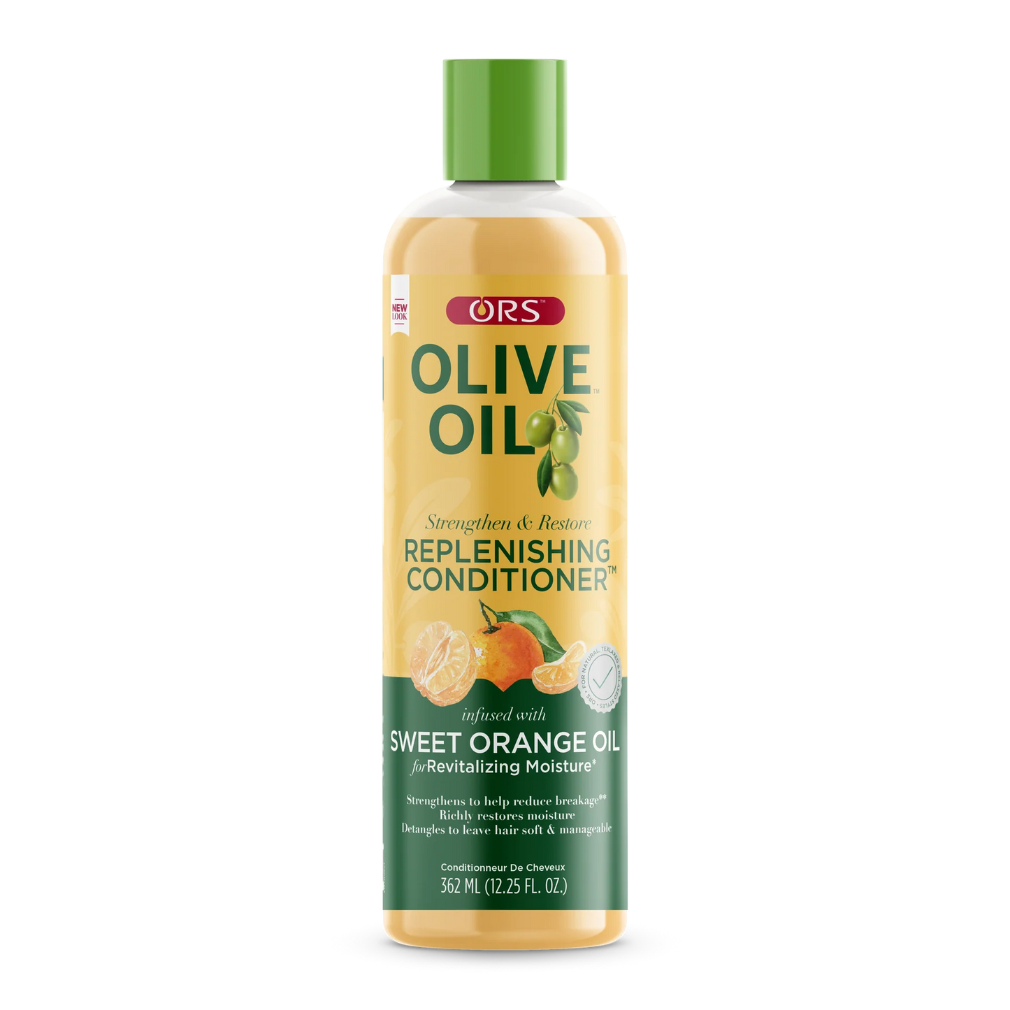 ORS Olive Oil Strengthen and Restore Replenishing Conditioner for Revitalizing Moisture (12.25 oz)