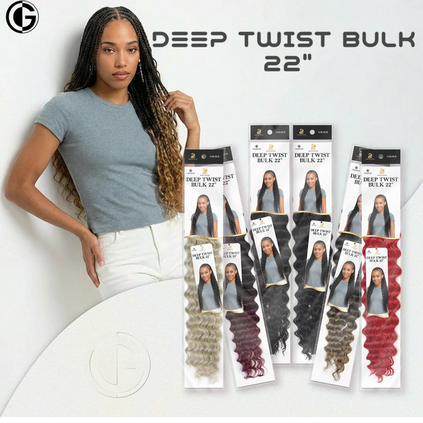 Deep Twist Bulk - Synthetic Hair Extension