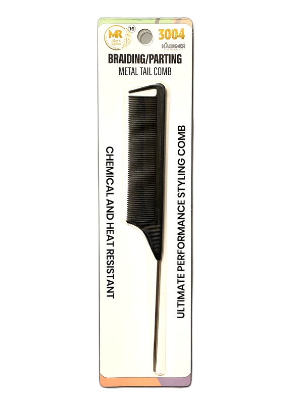 Braiding/ Parting Metal Tail Comb - 3004