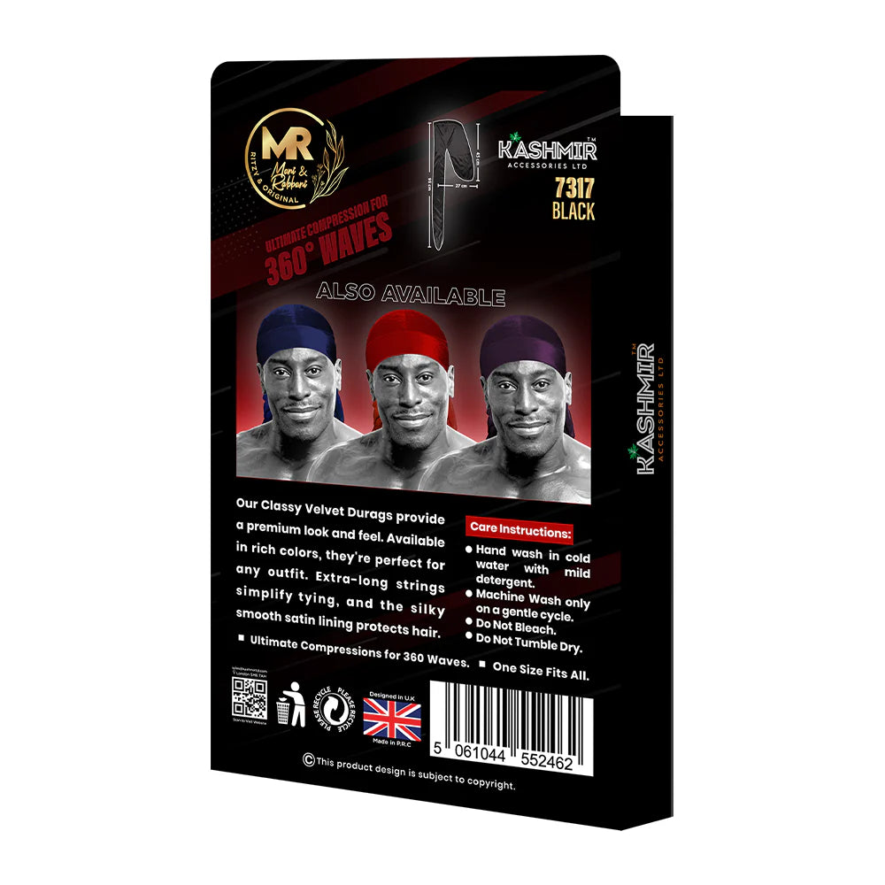 Classy Velvet Durag Mix - 7317
