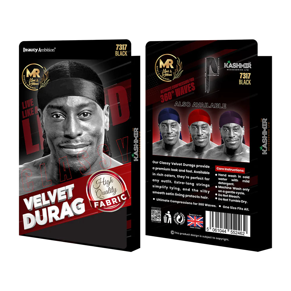 Classy Velvet Durag Mix - 7317