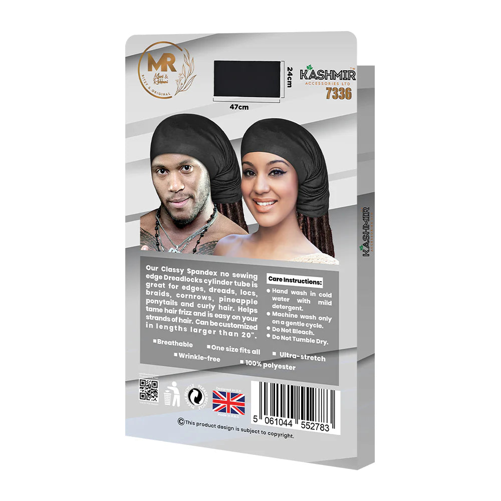 Classy Dreadlocks Tube - Stretchy & Breathable Hair Wrap for Locs, Braids & Twists (7336)