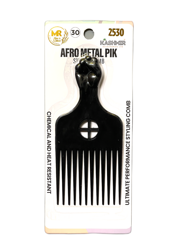 Afro Metal Pik Styling Comb - 2530