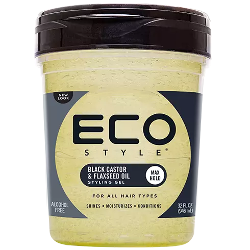 Eco style Black Castor & Flaxseed Oil Gel