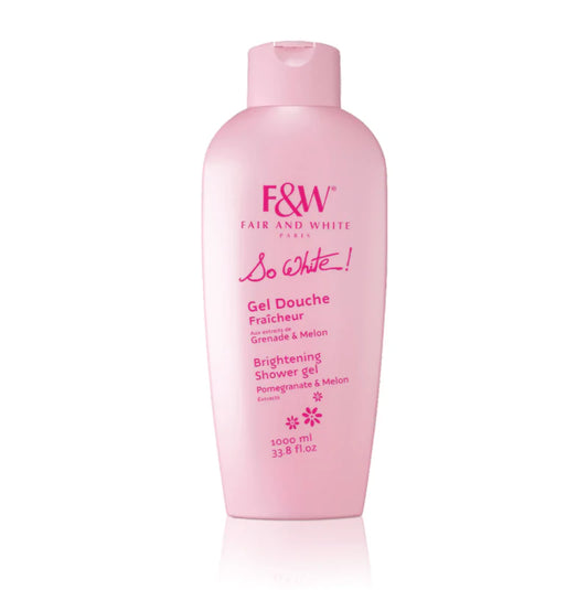 Fair and White So White! Refreshing Shower Gel With Pomegranate And Melon Extracts (Jumbo-1000ml / 33.81 fl oz)