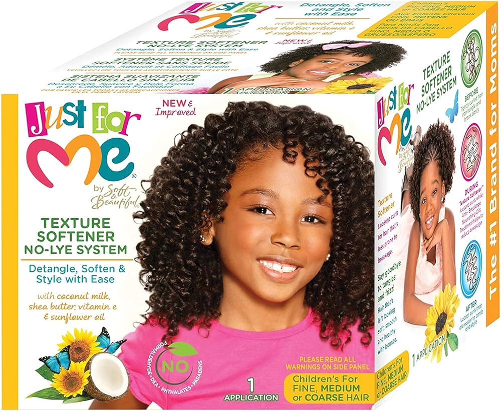 JUST FOR ME TEXTURE SOFTENER NO LYE SYSTEM