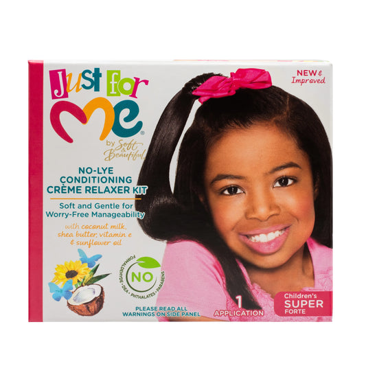 Just for Me No Lye Kids Relaxer Kit Super