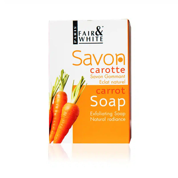 Fair and White, Original Exfoliating Soap 7 oz / 200 g, with Carrot Oil
