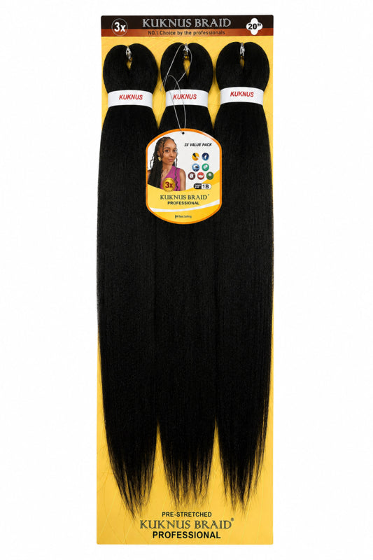 Professional Pre-Stretched Brading Hair 20” 3X