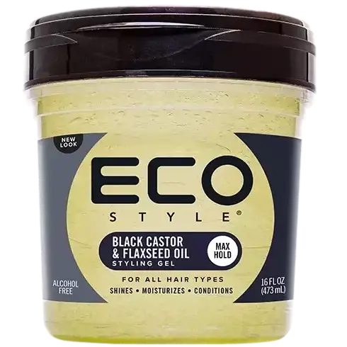 Eco style Black Castor & Flaxseed Oil Gel