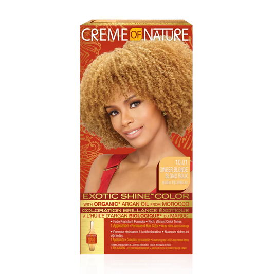 Cream Of Nature Exotic Shine™ Color with Argan Oil from Morocco 10.01 Ginger Blonde