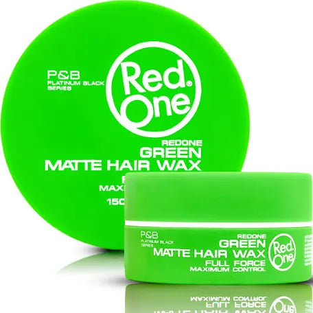 RedOne Matte Hair Wax Green 150 ml | Ultra Hold | Hair Wax for Men and Women | Coconut Fragrance | Maximum Control