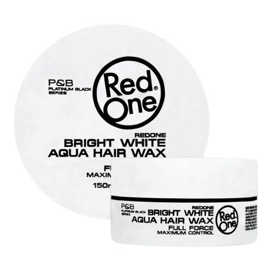 RedOne Aquatic Hair Wax White 150 ml | Edge Control | Ultra Hold | Hair Wax for Men and Women | Strawberry Fragrance | Maximum Control