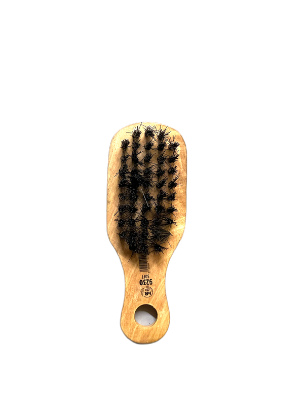 Pear Wood Grooming Brush With Synthetic Boar Bristles For Hair Styling & Daily Use - 9230