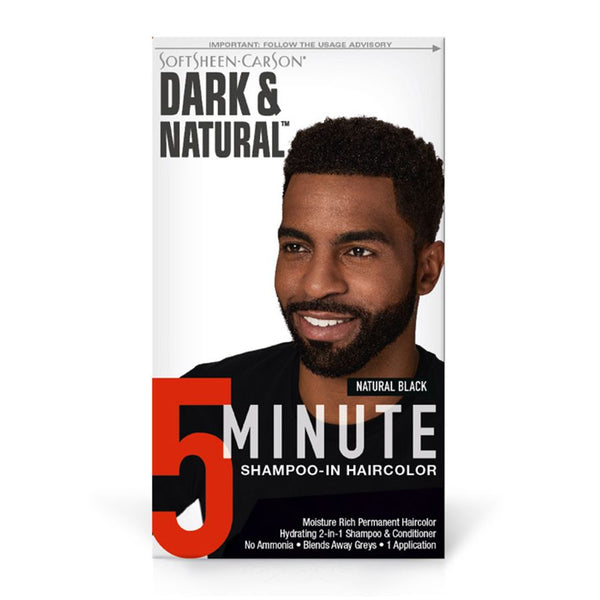 Dark & Natural Permanent Men's Hair Color - Natural Black