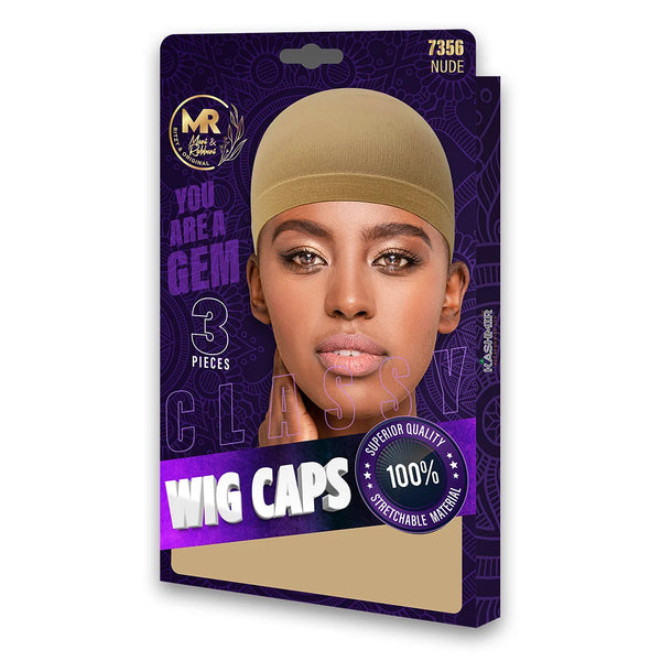 Classy Wig Caps Nude 3 Pieces - 7356