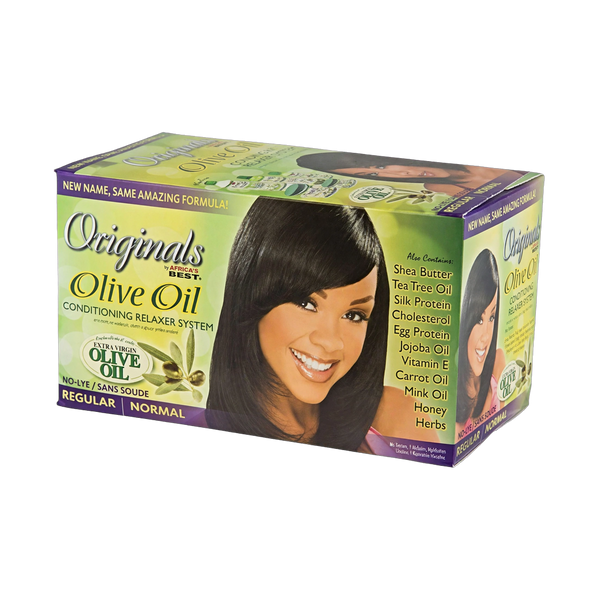 Africa’s Best Originals Olive Oil Conditioning Relaxer Kit Regular