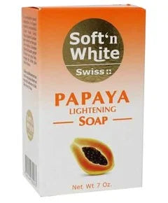 Soft N White Papaya Herbal Lightening Soap