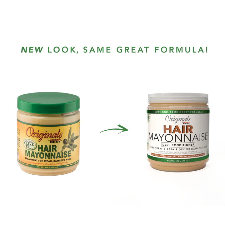 Africas Best Orig Hair Mayonnaise 15 Ounce Jar (443ml)