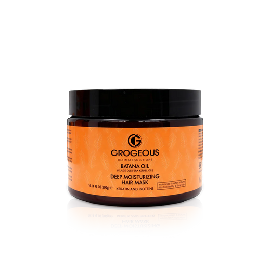 GROGEOUS BATANA OIL DEEP MOISTURIZING HAIR MASK - KERATIN & PROTEIN REPAIR (300G)