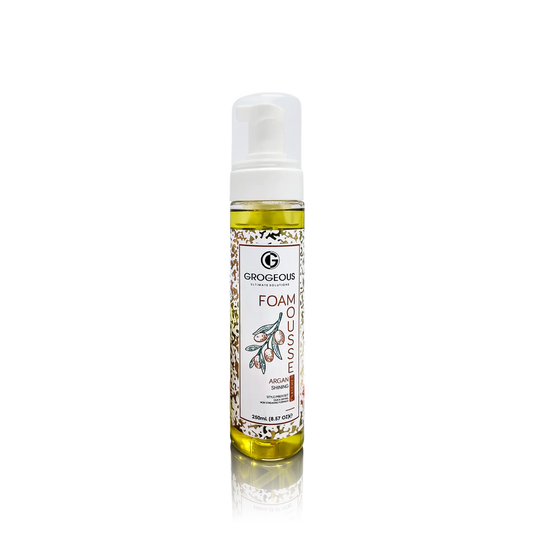 GROGEOUS ARGAN SHINING HAIR FOAM LIGHTWEIGHT - SHINE & STRENGTH BOOST