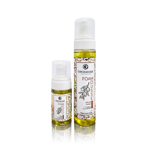 Grogeous Argan Shining Hair Foam Lightweight - Shine & Strength Boost