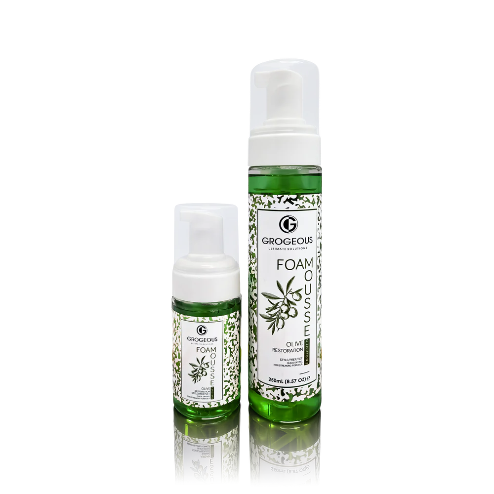GROGEOUS OLIVE RESTORATION HAIR FOAM MOUSSE DEEP REPAIR & -MOISTURE CARE