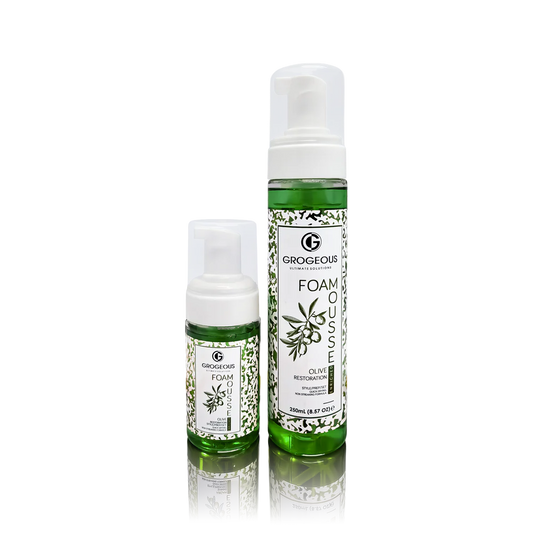 GROGEOUS OLIVE RESTORATION HAIR FOAM MOUSSE DEEP REPAIR & -MOISTURE CARE