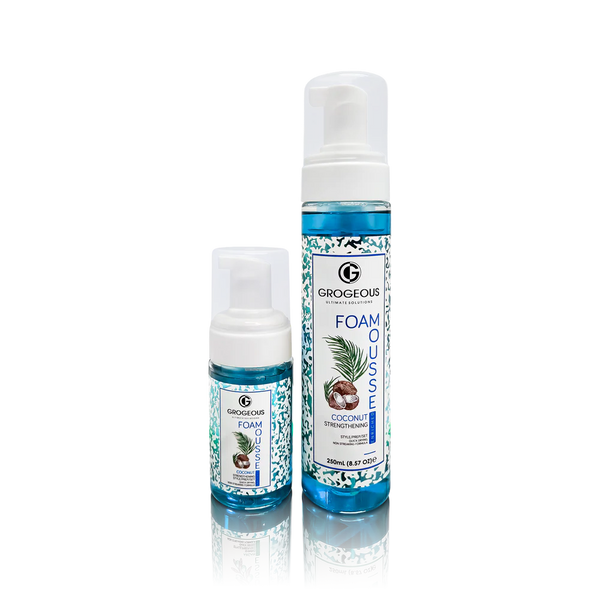 Grogeous Coconut Strengthening Hair Foam Mousse Deep Moisture & Shine
