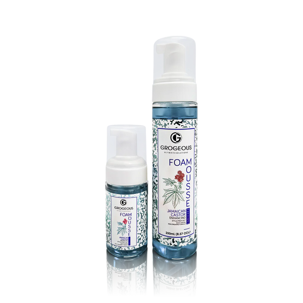 Grogeous Jamaican Castor Enhancing Hair Foam Mousse Boost - Strength & Shine
