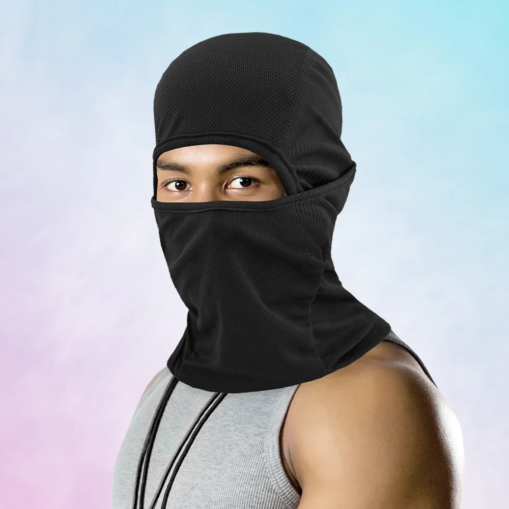 Classy Breathable Mesh Balaclava Black - 7103