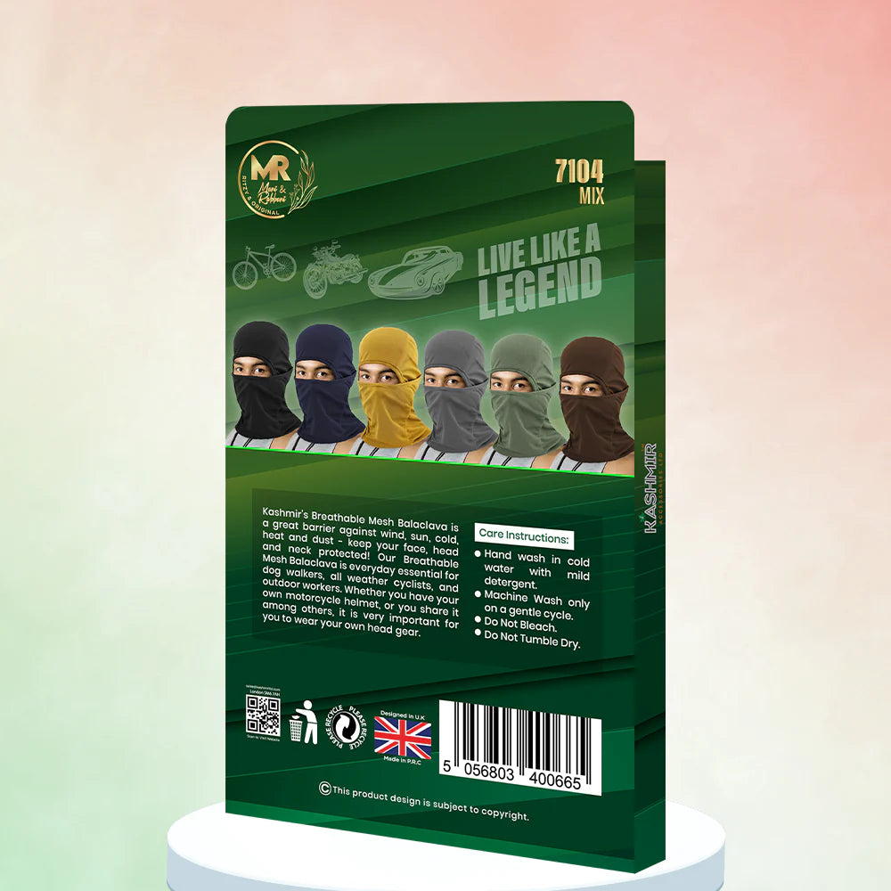 Classy Breathable Mesh Balaclava Mix - 7104