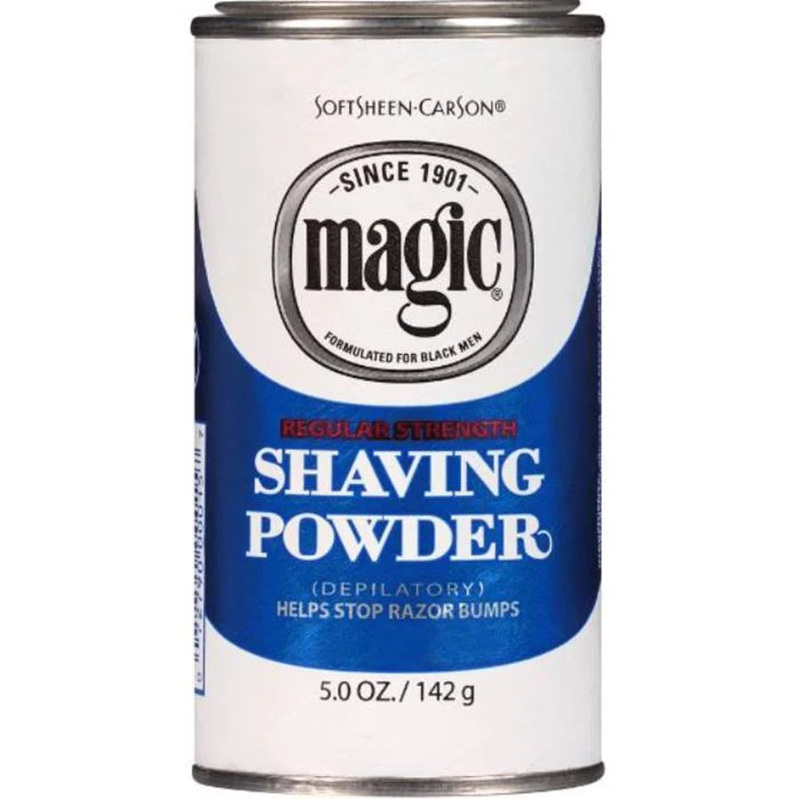Magic Razor less Shaving Powder - Regular Strength, 5 oz.